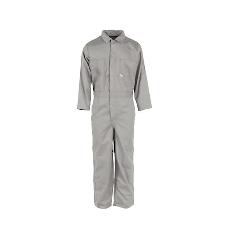 Workwear 9 Oz Indura FR Coverall-GY-L